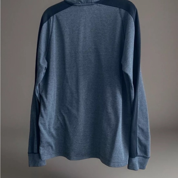 Hawke & Co Shirts Men's Large Grey 1/4 Zip Long Sleeve Pullover Golf Jacket - Picture 3 of 9